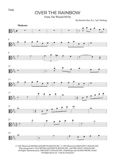 Over The Rainbow (arr. Alex Nunes Rodrigues)
