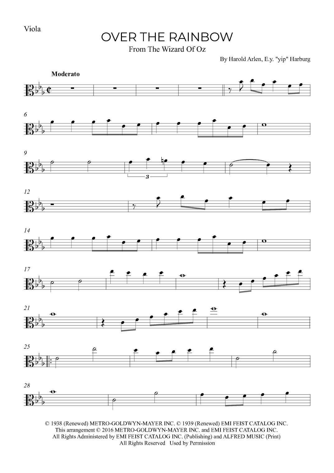 Over The Rainbow (arr. Alex Nunes Rodrigues)