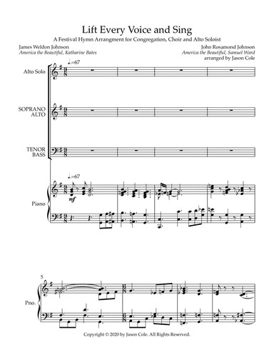 Lift Every Voice and Sing (with America the Beautiful) (arr. Jason Cole)