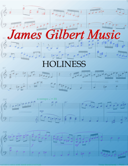 HOLINESS (Take Time To Be Holy) (arr. James Gilbert)