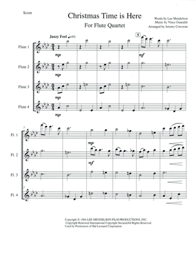 Christmas Time Is Here (arr. Jeremy Corcoran)