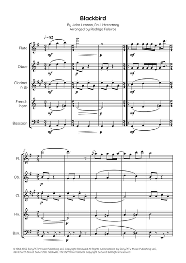 Blackbird (arr. Rodrigo Faleiros)