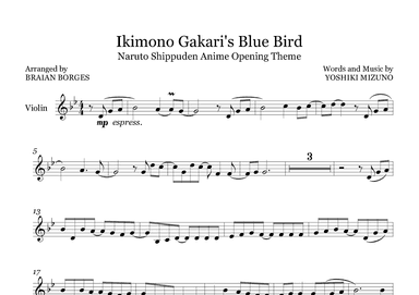 Ikimono Gakari's Blue Bird (arr. Braian Borges)