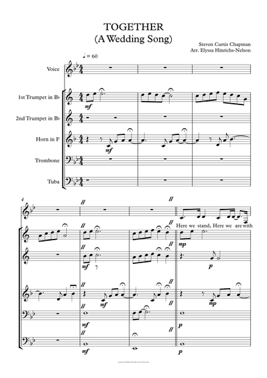 Together (arr. Elyssa Hinrichs-Nelson)