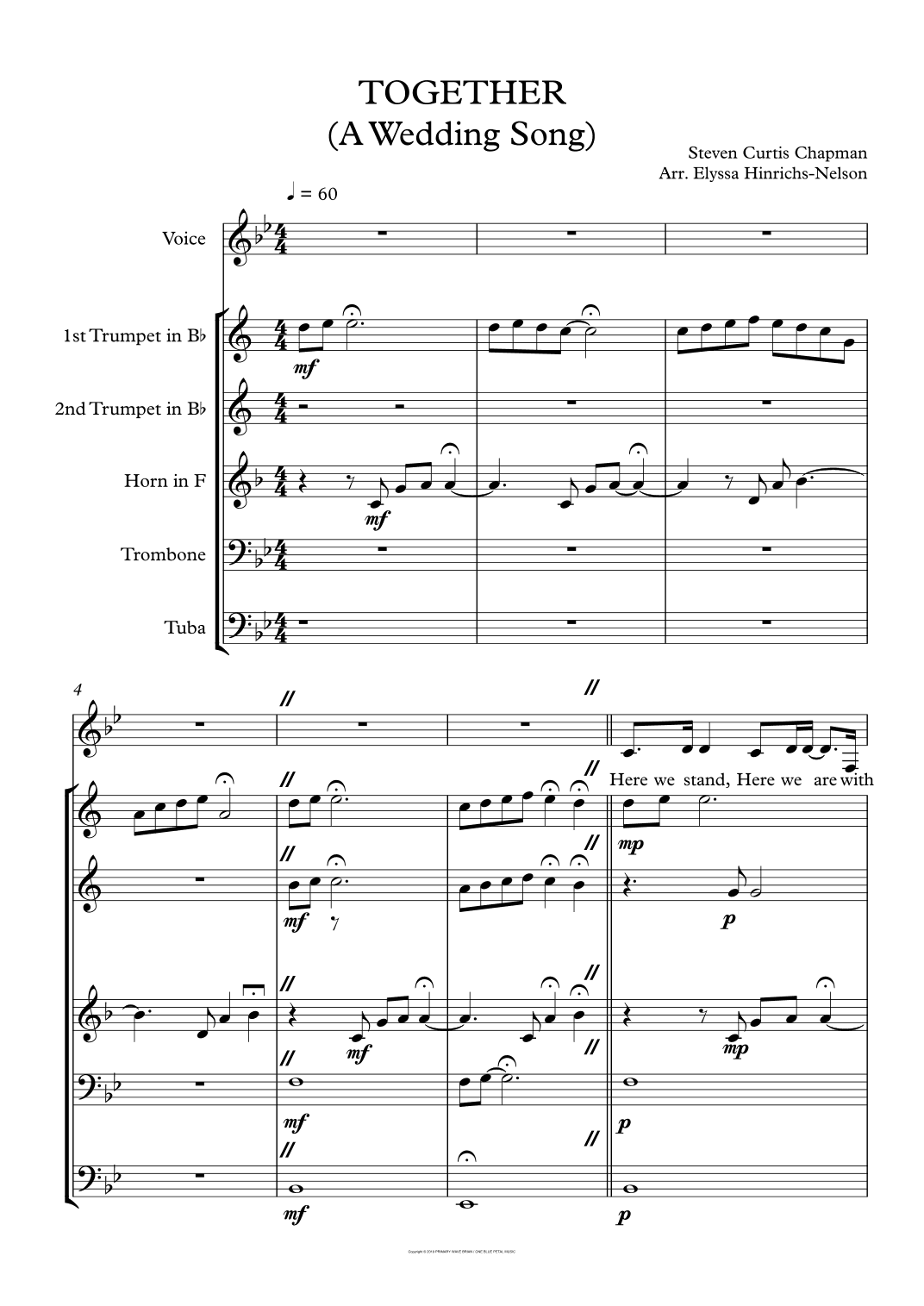 Together (arr. Elyssa Hinrichs-Nelson)