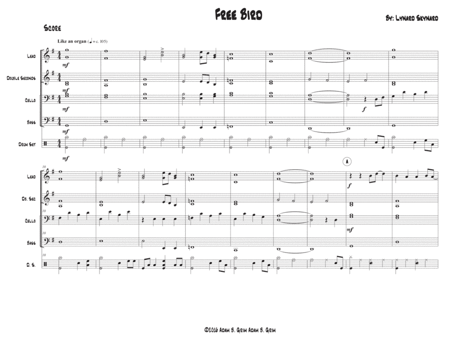Free Bird (arr. Adam Grim)