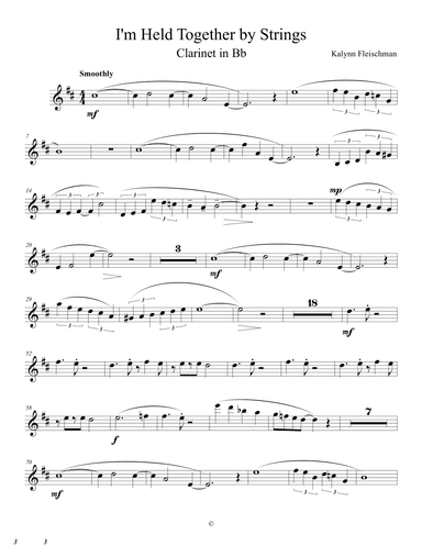 I'm Held Together by Strings (Parts)