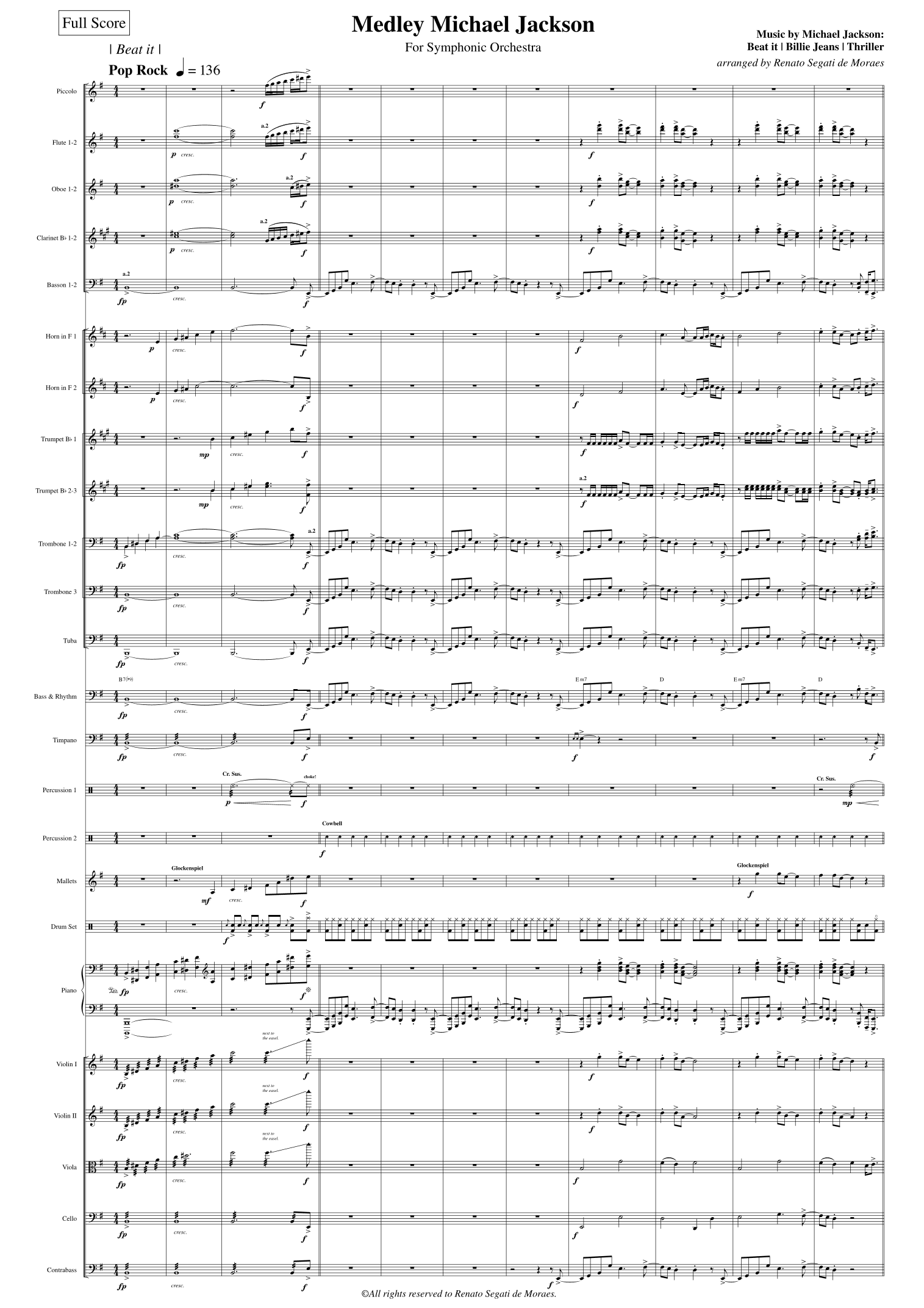 The Best Of Michael Jackson Pvg Collection (arr. Renato Segati de Moraes)