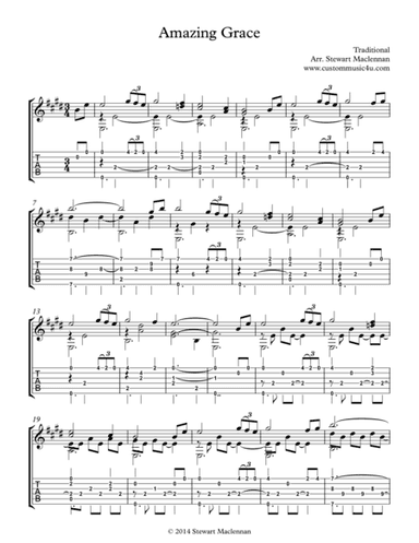 Amazing Grace (arr. Stewart Maclennan)