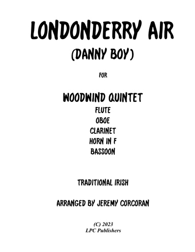 Londonderry Air (Danny Boy) (arr. Jeremy Corcoran)