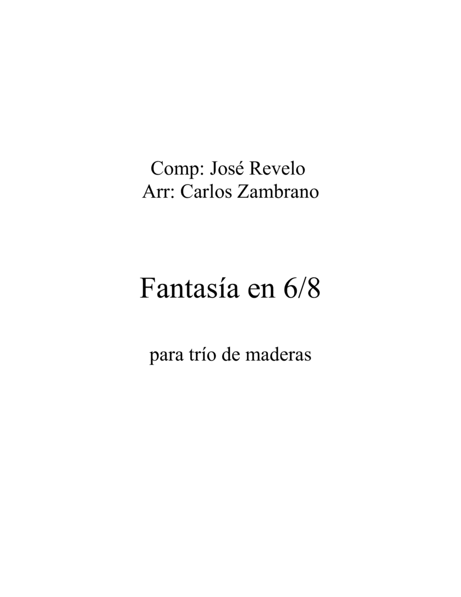 Fantasía en 6/8 (arr. Carlos Zambrano)