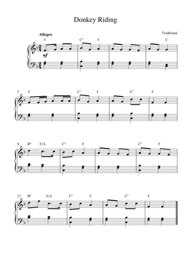 Donkey Riding (arr. Kaiserin Rebecca)