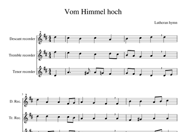 Vom Himmel hoch (arr. Galhardi)