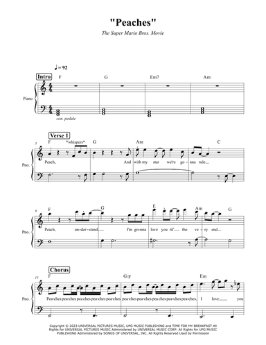 Peaches (arr. Ygor Nunes)