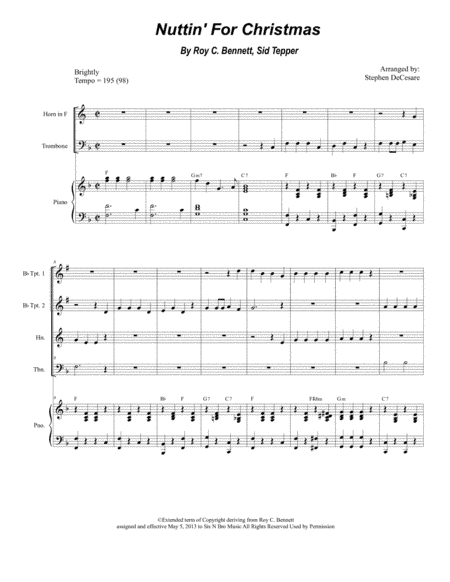 Nuttin' For Christmas (arr. Stephen DeCesare)