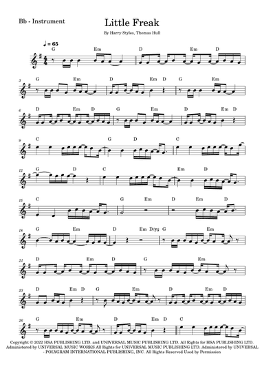 Little Freak (arr. Fabio Eduardo de Oliveira)