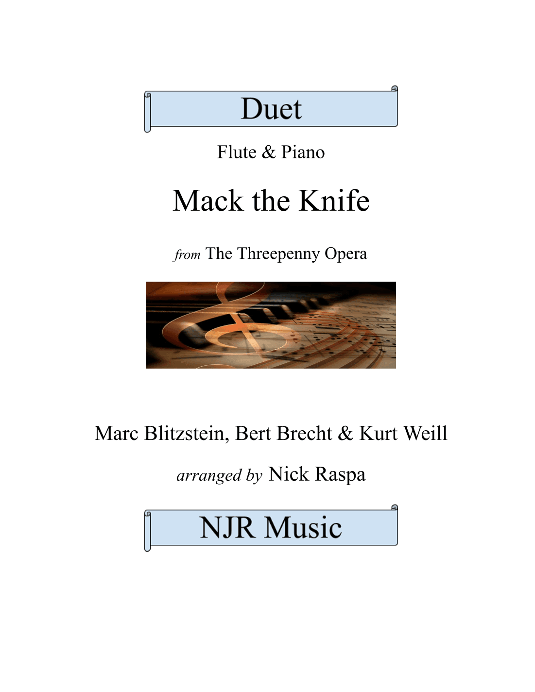 Mack The Knife (arr. Nick Raspa)