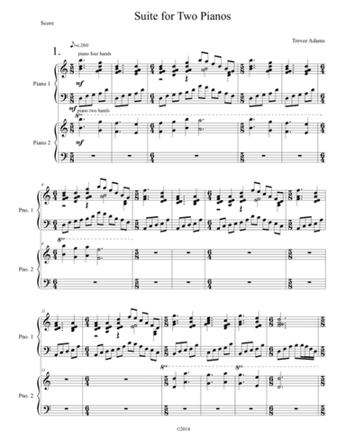 Suite for Two Pianos
