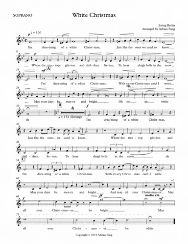 White Christmas (arr. Adrian Pang)