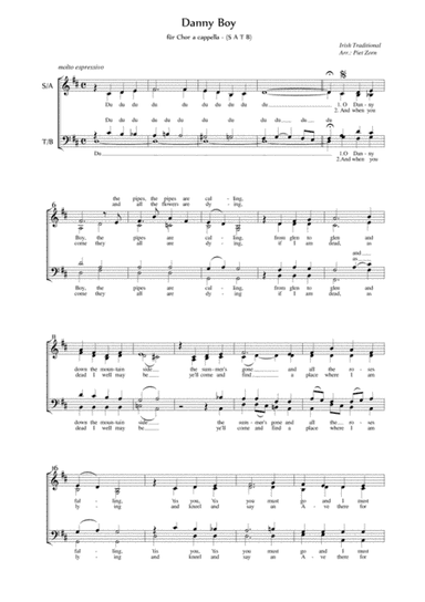 Danny Boy (arr. Piet Zorn)