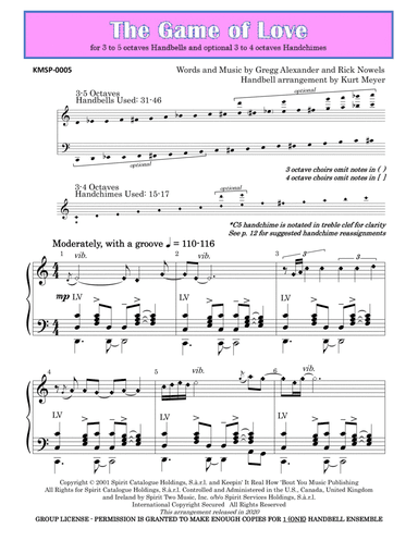 The Game Of Love (arr. Kurt Meyer)