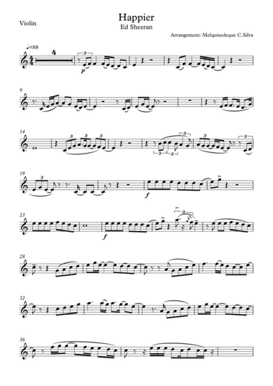 Happier (arr. Melquisedeque C.Silva)