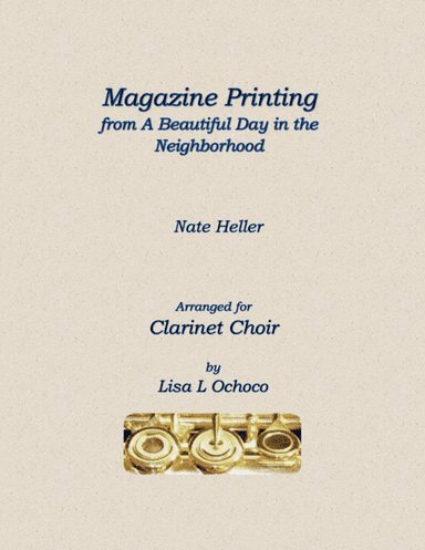 Magazine Printing (arr. Lisa L Ochoco)