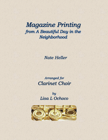 Magazine Printing (arr. Lisa L Ochoco)