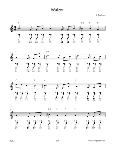 Walzer (arr. songbooks.info)
