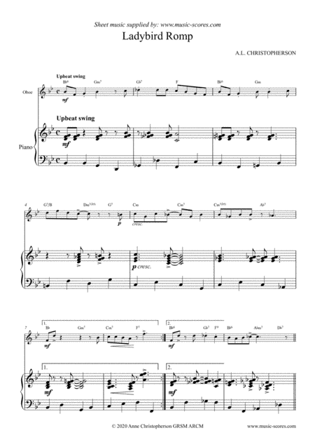 Ladybird Romp - Oboe & Piano