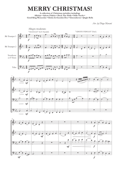 "Merry Christmas!" for Brass Quartet (arr. Diego Marani)