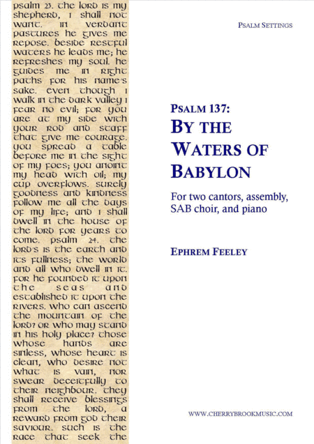 Psalm 137: By the Waters of Babylon