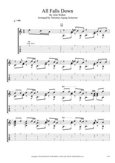 All Falls Down (arr. Antonius Agung Setiawan)