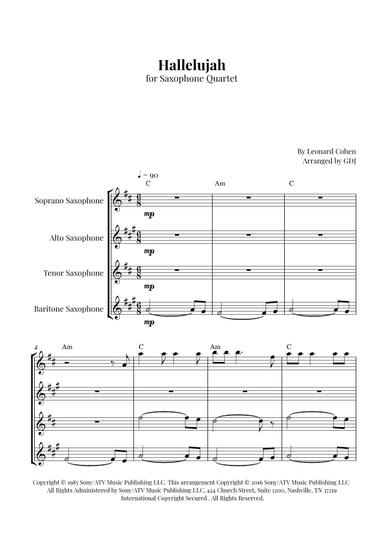 Hallelujah (arr. GDJ)