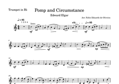 Pomp and Circumstance - Easy Arrangement (arr. Fabio Eduardo de Oliveira)