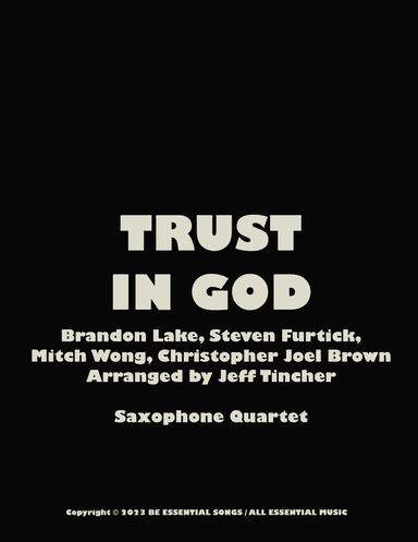 Trust In God (arr. Jeff Tincher)