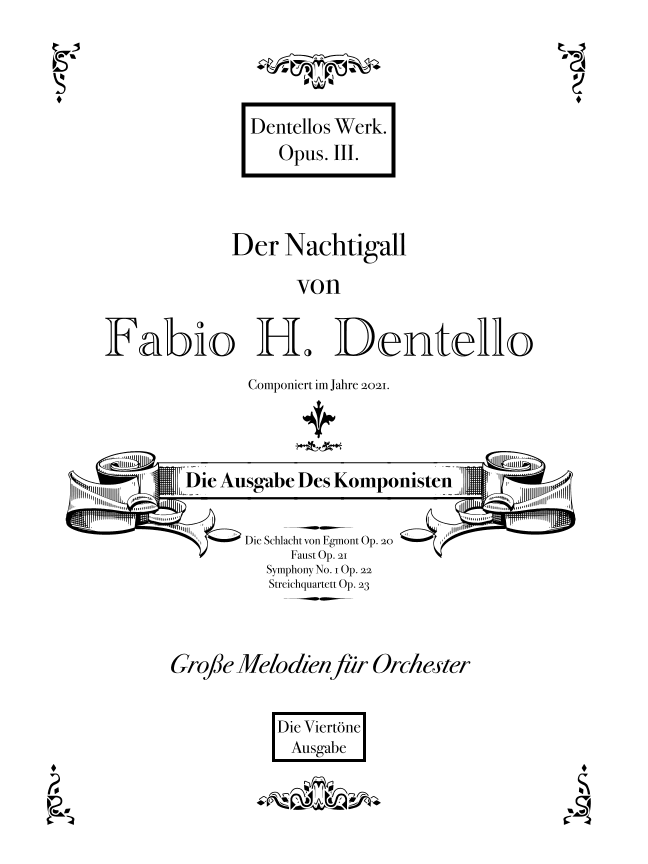Der Nachtigall Opus 3