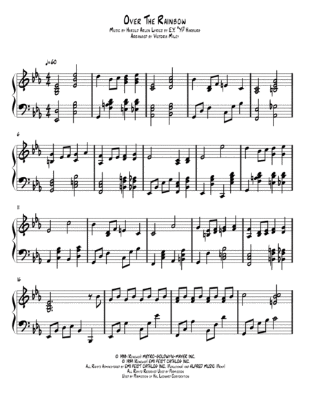 Over The Rainbow (from The Wizard Of Oz) (arr. Victoria Miley)