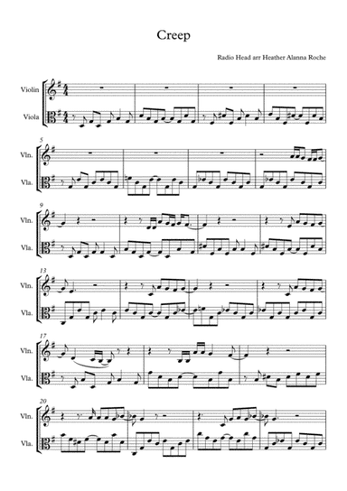 Creep (arr. Heather Roche)