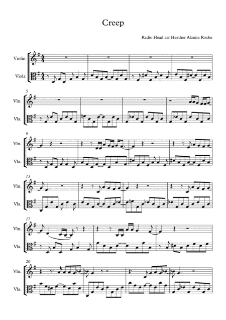 Creep (arr. Heather Roche)