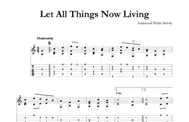 Let All Things Now Living (arr. Mark Phillips)