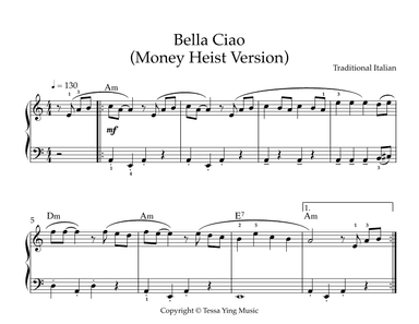 Bella Ciao (arr. Tessa Ying)