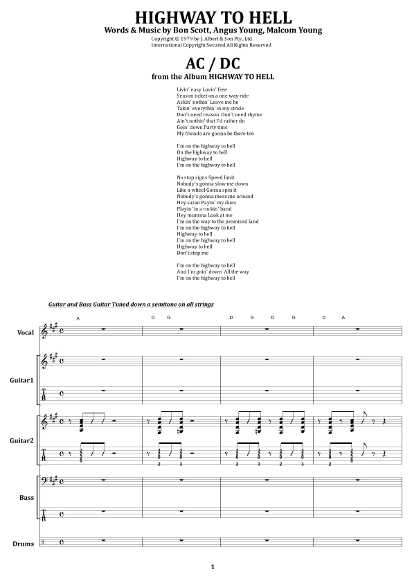 Highway To Hell (arr. from68)