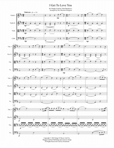 I Get To Love You (arr. Dee Braxton-Pellegrino)