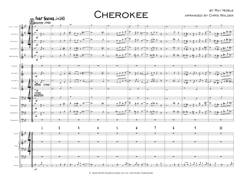 Cherokee (szczesniak Polish Children's Version) (arr. Chris Walden)