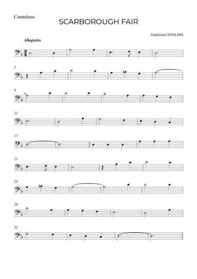 SCARBOROUGH FAIR (arr. Alex Nunes Rodrigues)