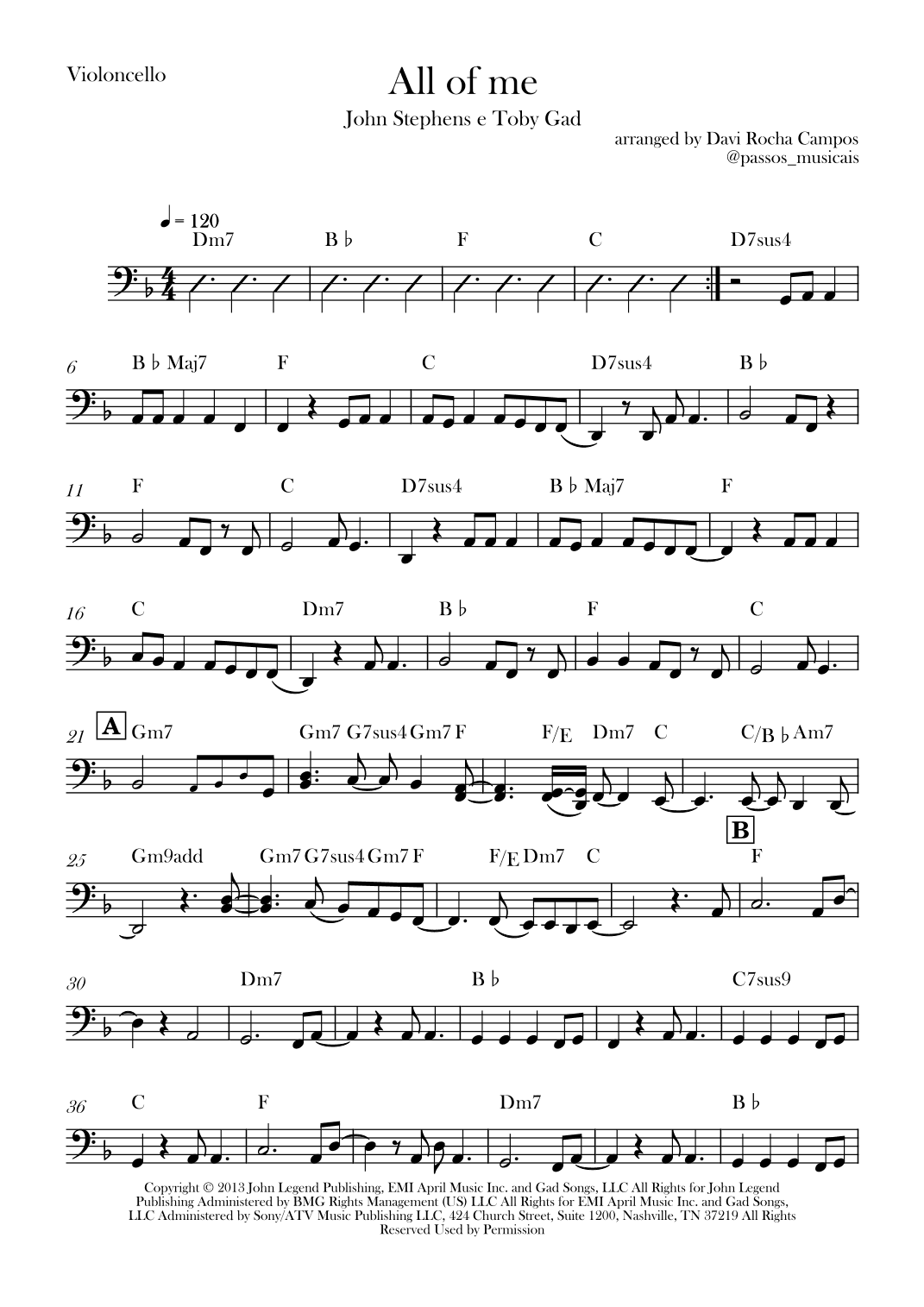 All Of Me (arr. Davi Rocha Campos)