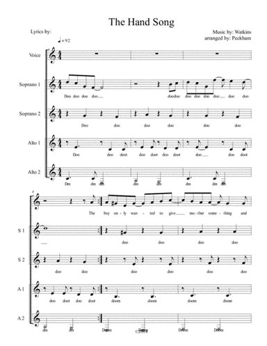 The Hand Song (arr. Jeff Peckham)