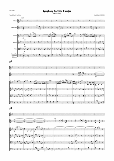 Haydn - Symphony No.15 in D major, Hob.I:15 (arr. J.G. Cucó Barber)