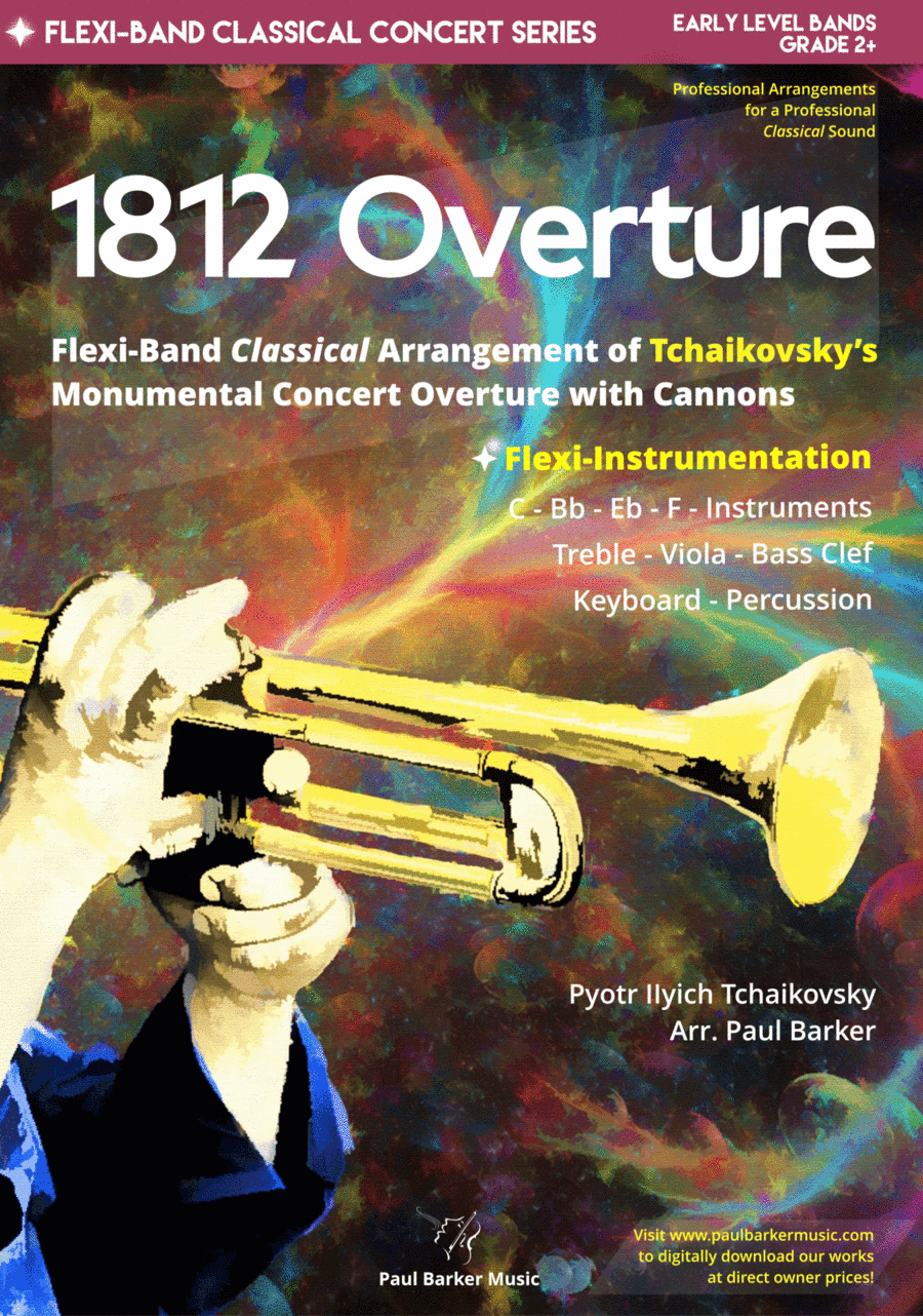1812 Overture (Flexible Instrumentation) (arr. Paul Barker)